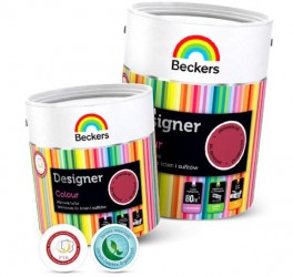 Farba lateksowa do ścian i sufitów - Beckers Designer Colour PEAR 2,5 l