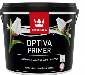 Tikkurila Optiva Primer  Akrylowa farba do gruntowania ścian i sufitów.0.9l 