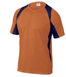 Koszulka Delta plus BALI kolor Pomarańczowo-granatowy