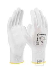 Rękawice HF Safety slimWHITE